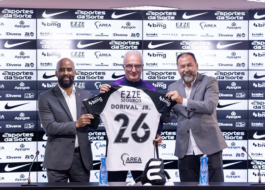 Dorival Júnior é apresentado oficialmente como novo técnico do Corinthians