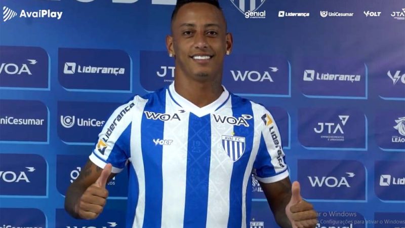 Avaí anuncia a contratação de Gabriel Mendes para a Série B